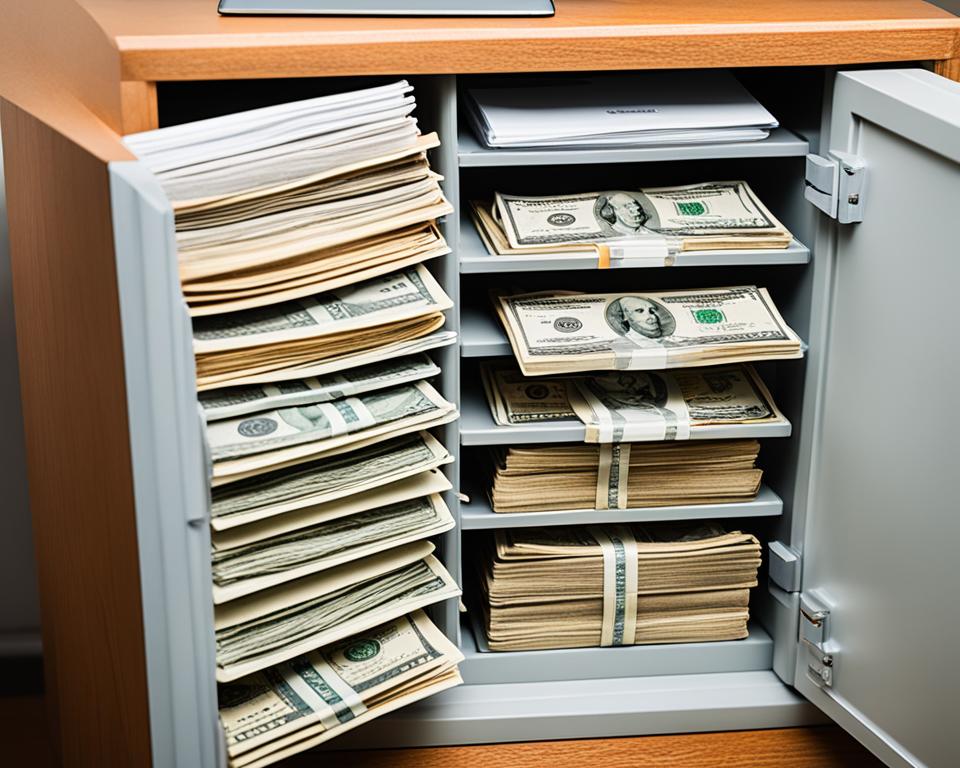 emergency fund storage